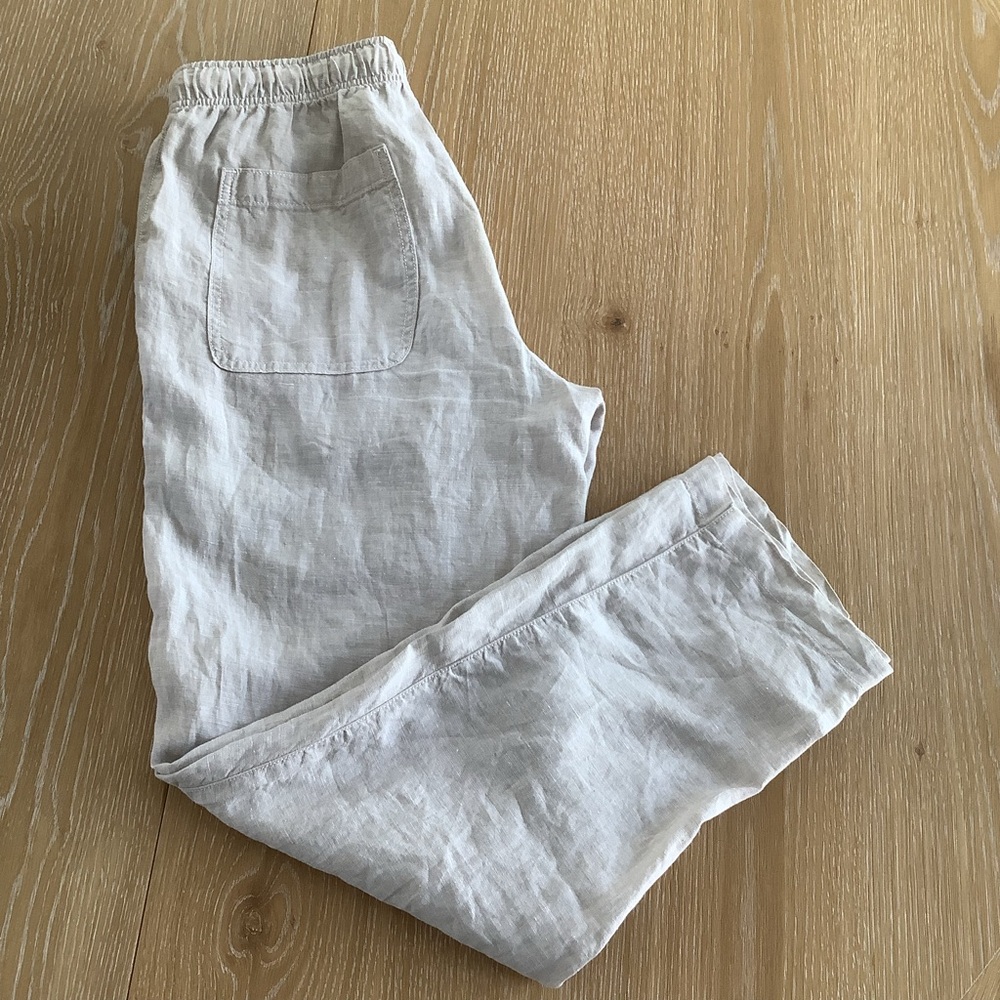 J. Crew Men's Beach Pant in Linen Medium - Picture 5 of 11